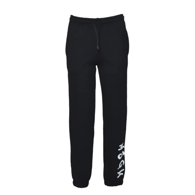 MSGM Junior S5MSJUFP059 pantalone tuta nero