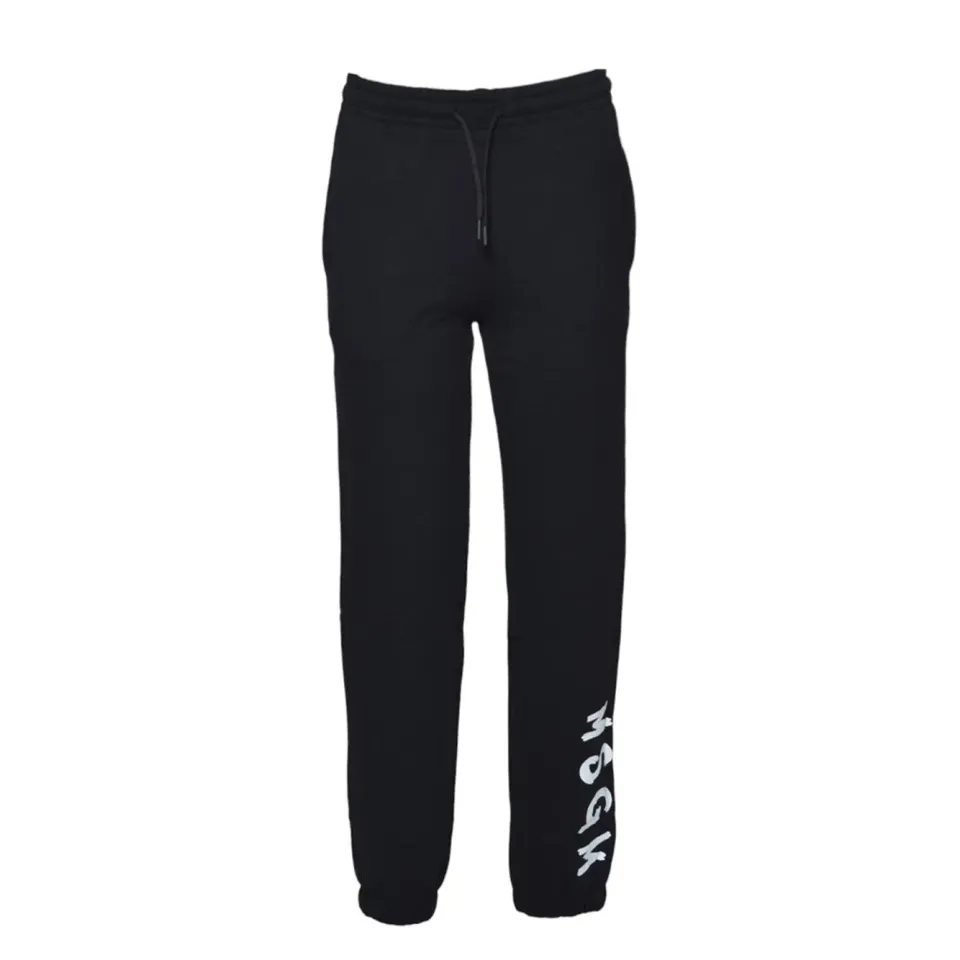 MSGM Junior S5MSJUFP059 pantalone tuta nero