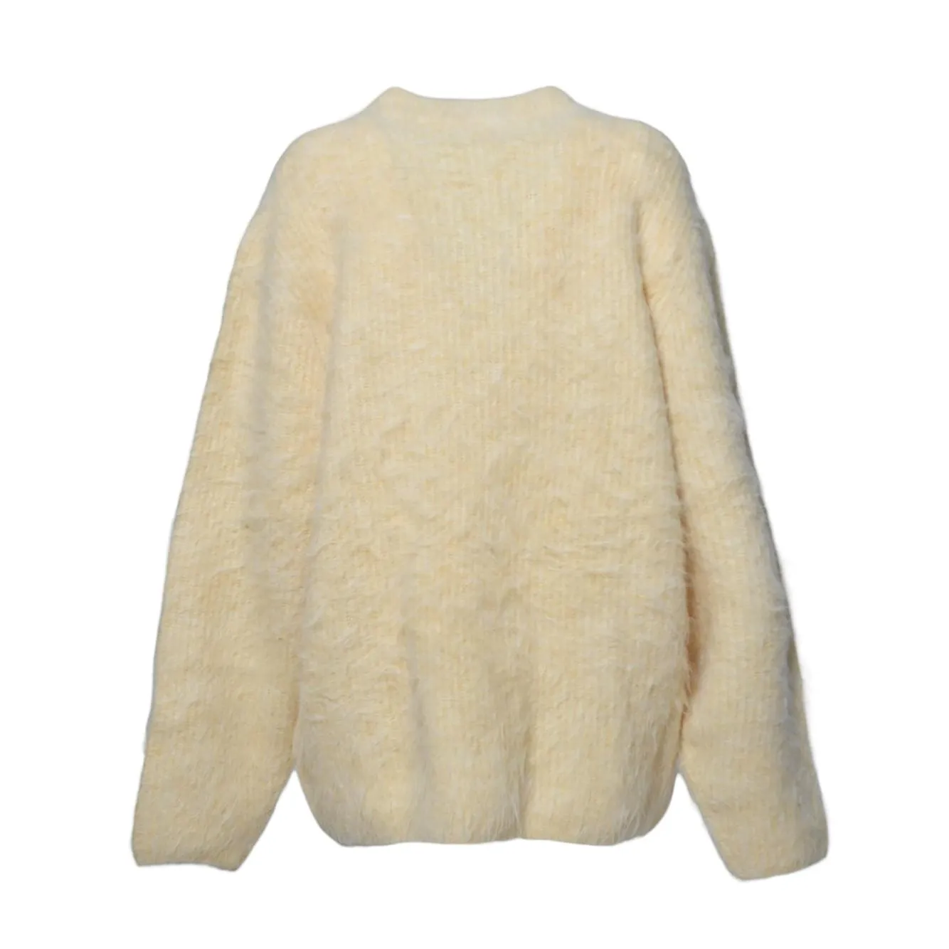 Séfr Haru pullover giallo S in alpaca spazzolata