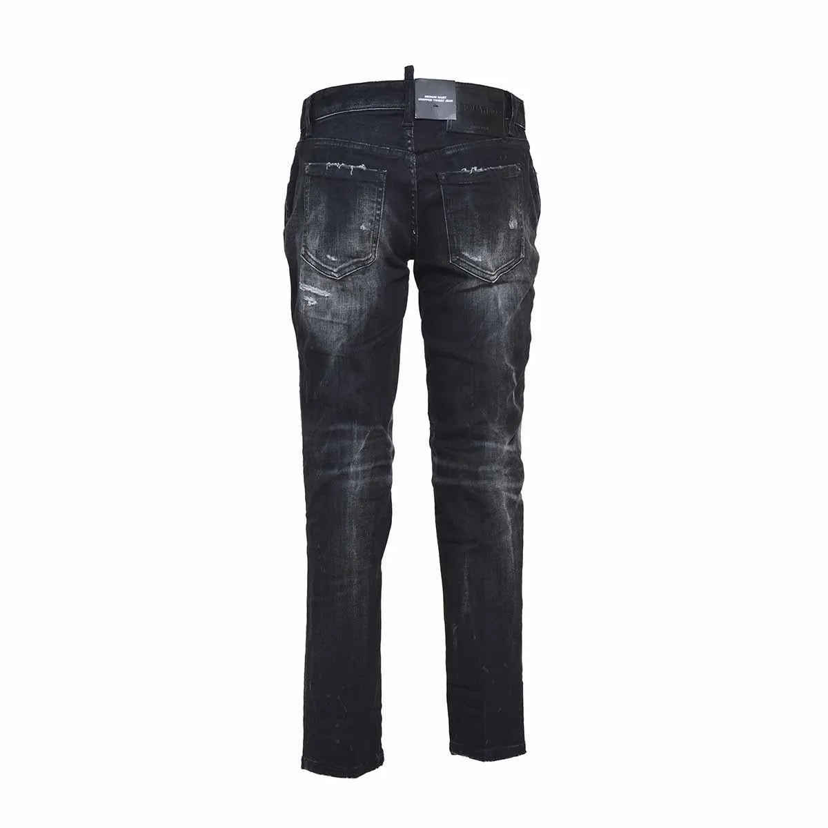 Dsquared2 S75LB0811S30802 jeans Twiggy cropped nero