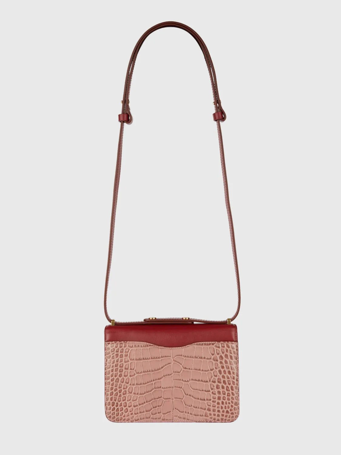 Ports Anika borsa box pelle rosa e bordeaux