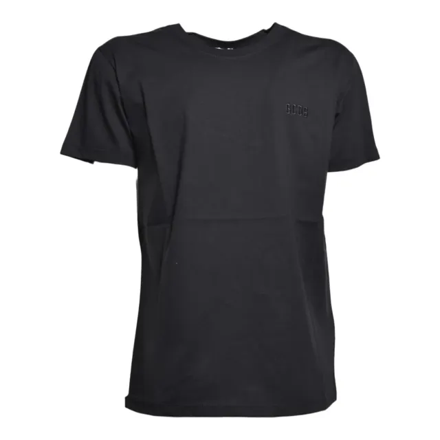 Gcds Junior C1BJQC608J105 t-shirt nera ragazzo