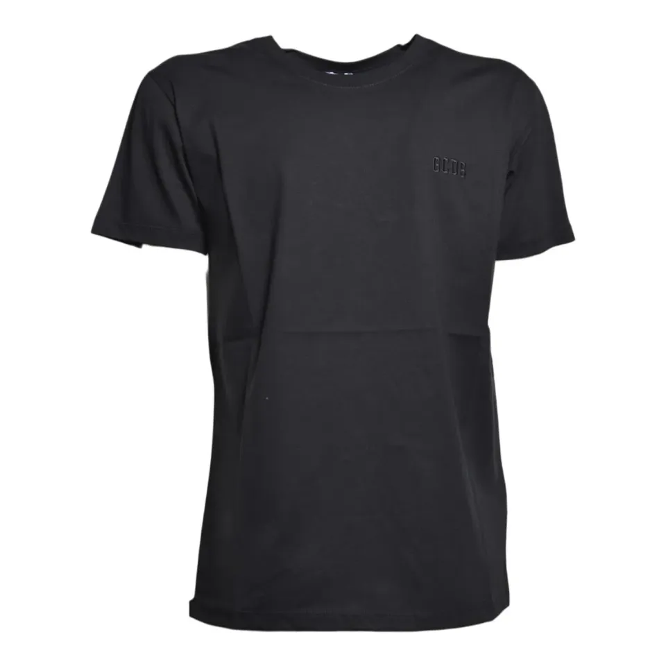 Gcds Junior C1BJQC608J105 t-shirt nera ragazzo