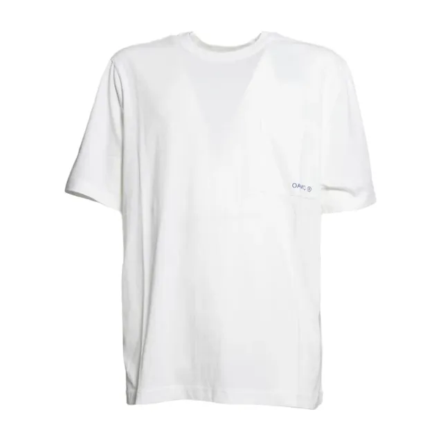 OAMC PCM3OT03DJE001 t-shirt tasca bianca XS