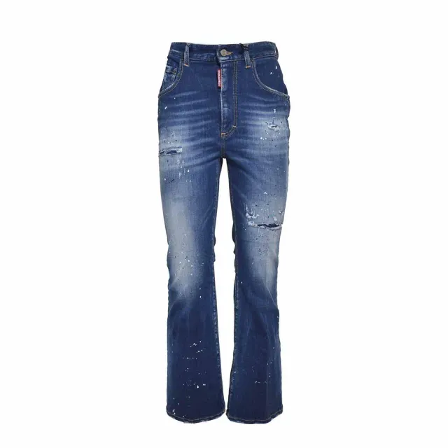 Dsquared2 S75LB0817S30816 jeans donna blu denim vita alta