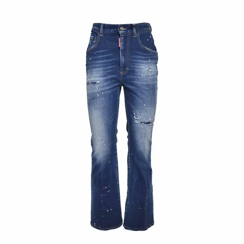 Dsquared2 S75LB0817S30816 jeans donna blu denim vita alta