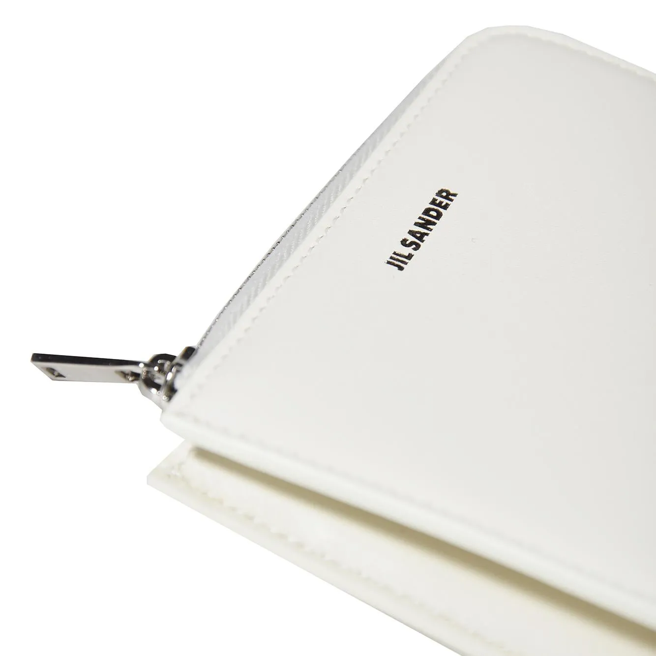 Jil Sander J25UI0004P5995 portafoglio bianco pelle