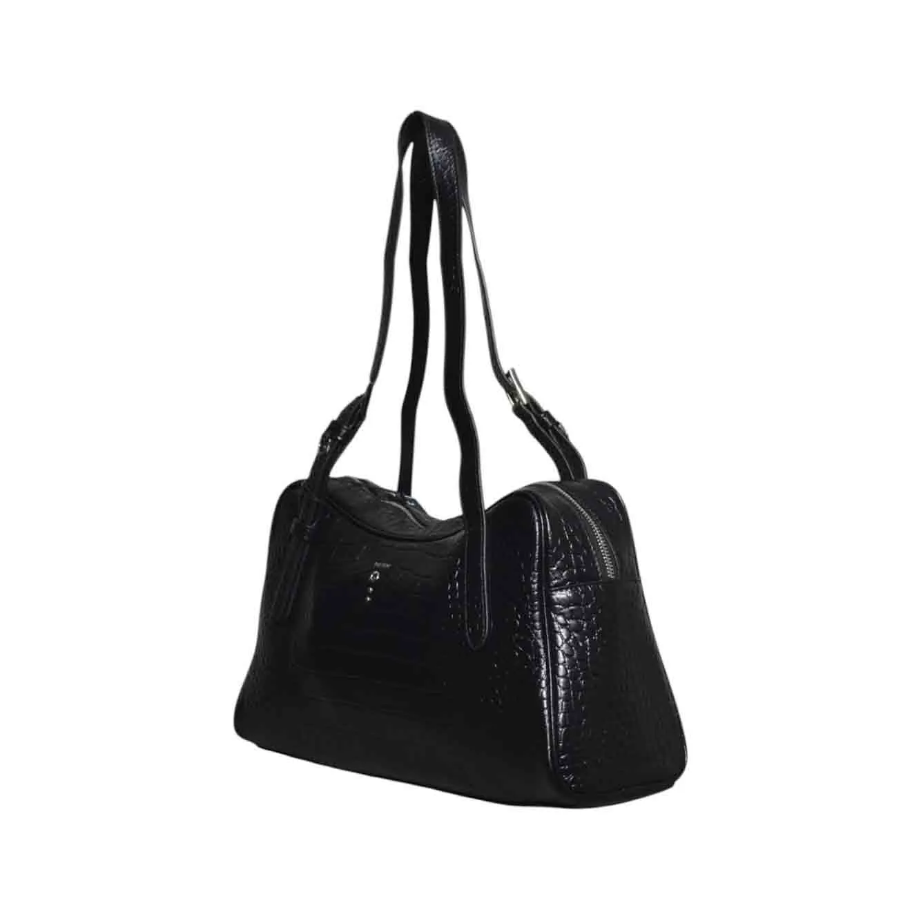 No:rae Clio Big N62SB620COL shopper donna nero cocco pelle