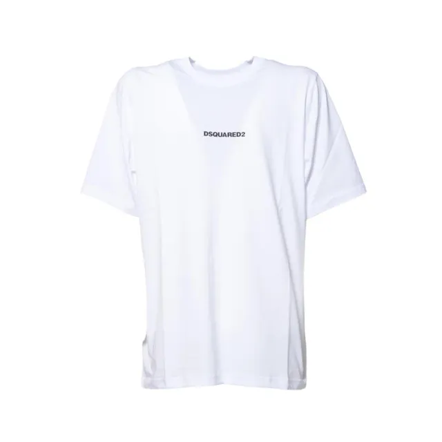 Dsquared2 Junior DQ2823D004G t-shirt bianca cotone
