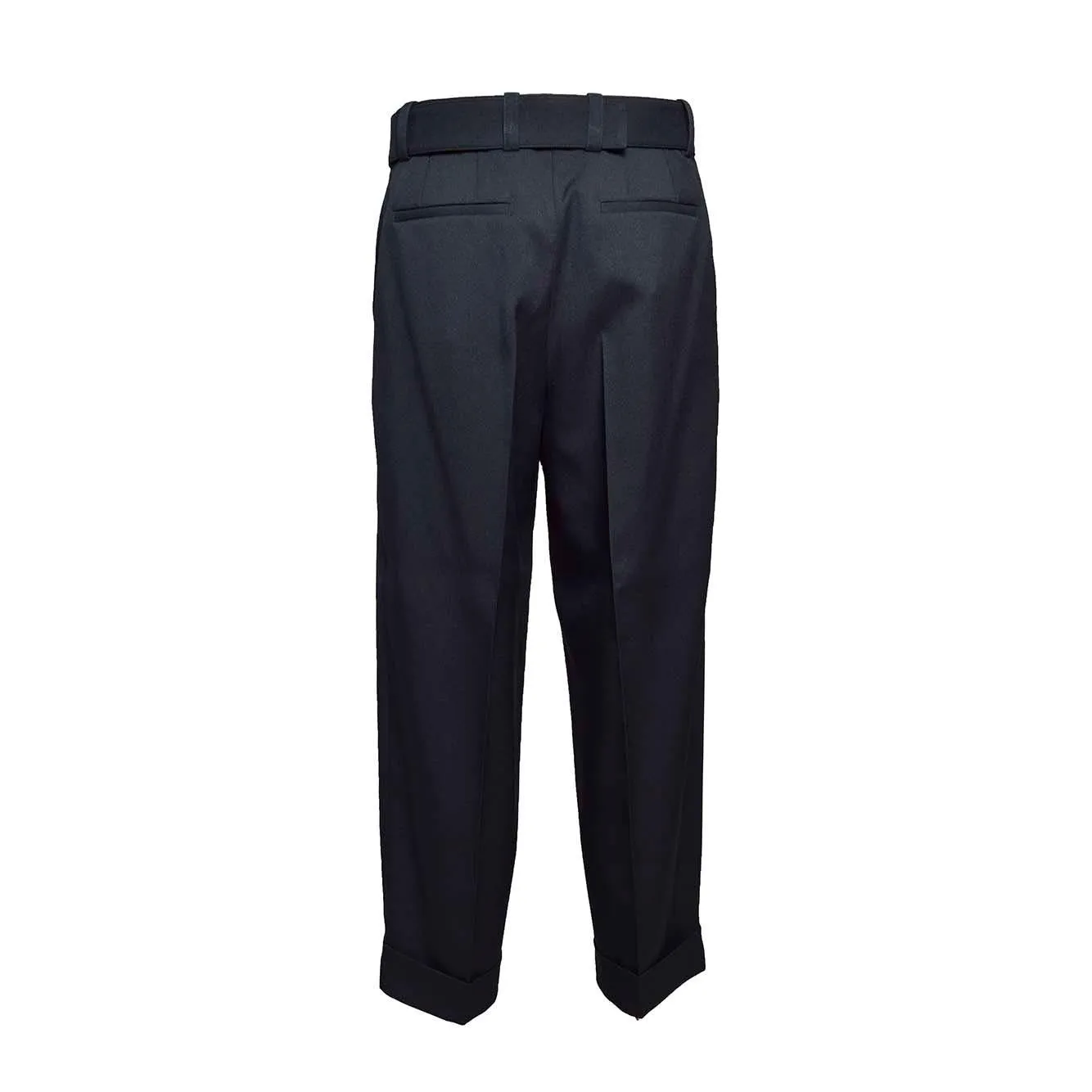 Jil Sander J22KA0230J70001 pantalone gabardine blu notte 48