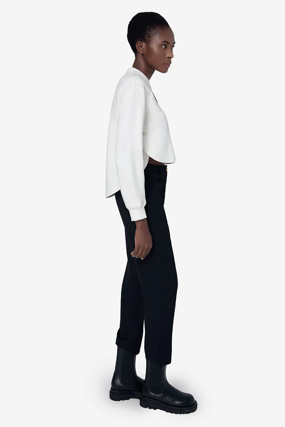 PORTS 1961 felpa White Snowfall bianco ottico
