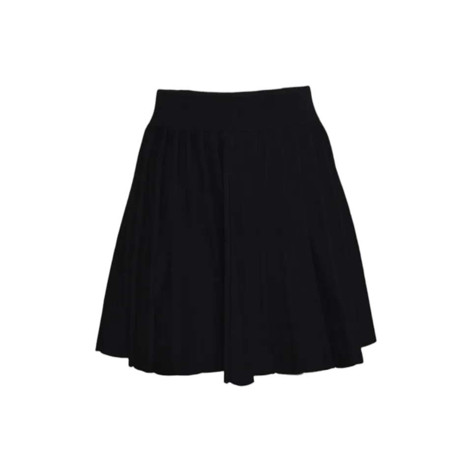 Saint Barth Irina INA0002 gonna nera maglia plissettata