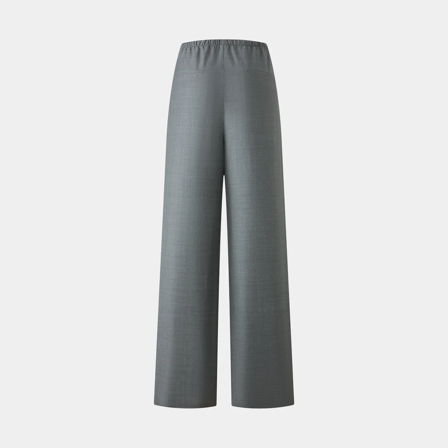 PORTS pantaloni palazzo drawstring grigi vita elasticizzata