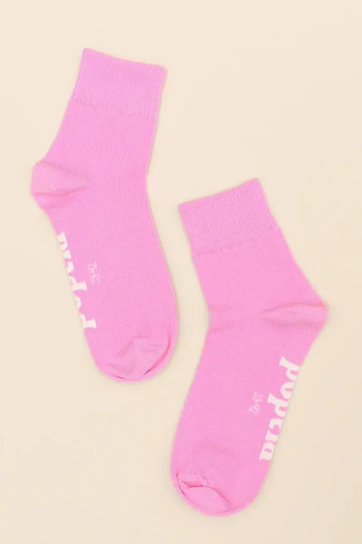 Jyoti - Fair Works Popeia calzini corti rosa cotone bio