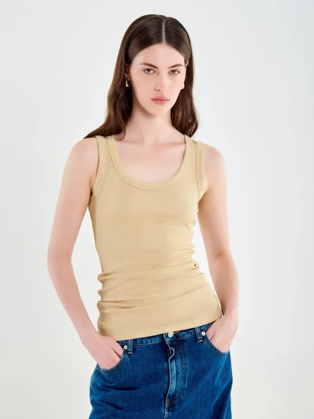 Vicolo Canotta Lurex a Costine oro