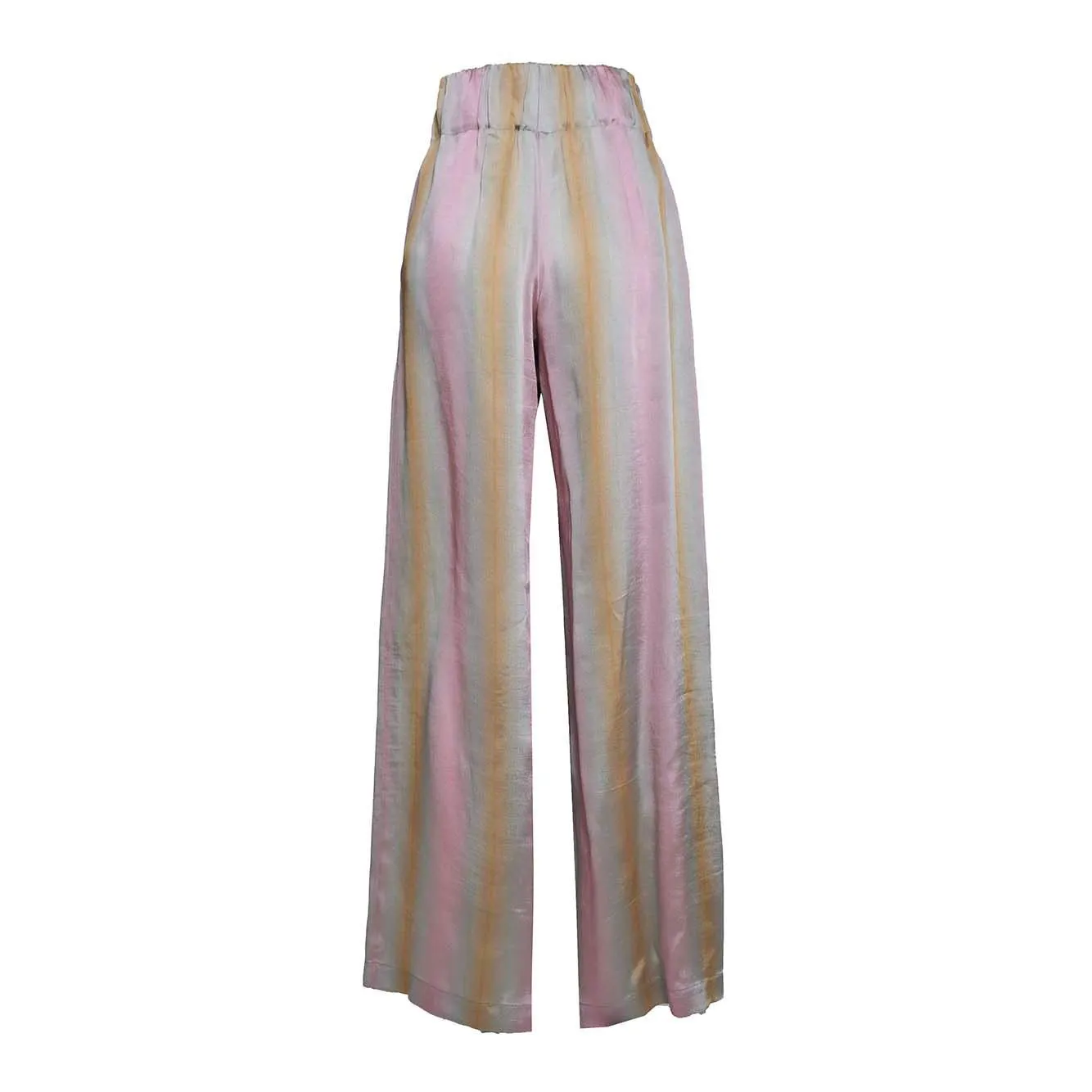 Aspesi 0141P098 pantalone ampio multicolore viscosa seta