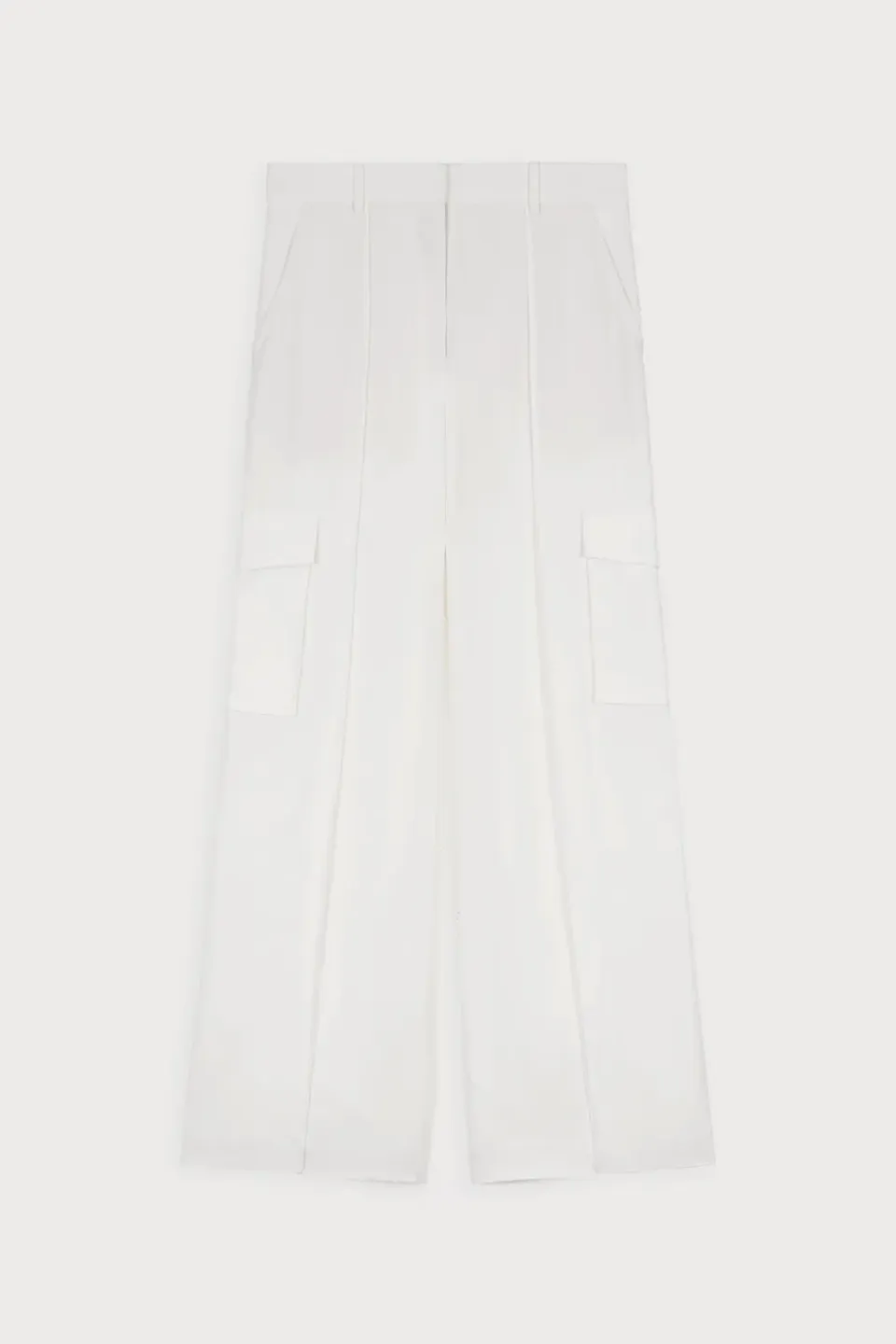 Ports 1961 Viscose Cargo pantaloni bianchi viscosa donna