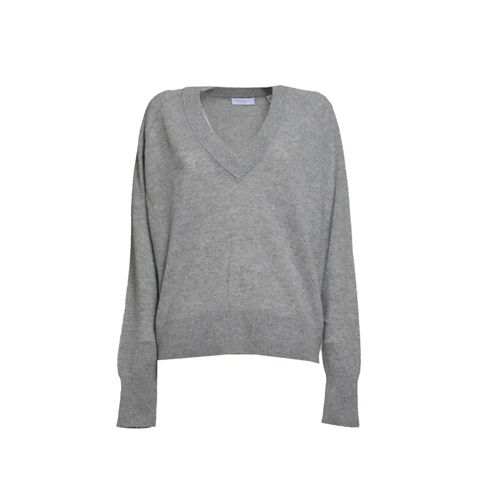 Equipment Madalene 6109SW01372 pullover cashmere grigio