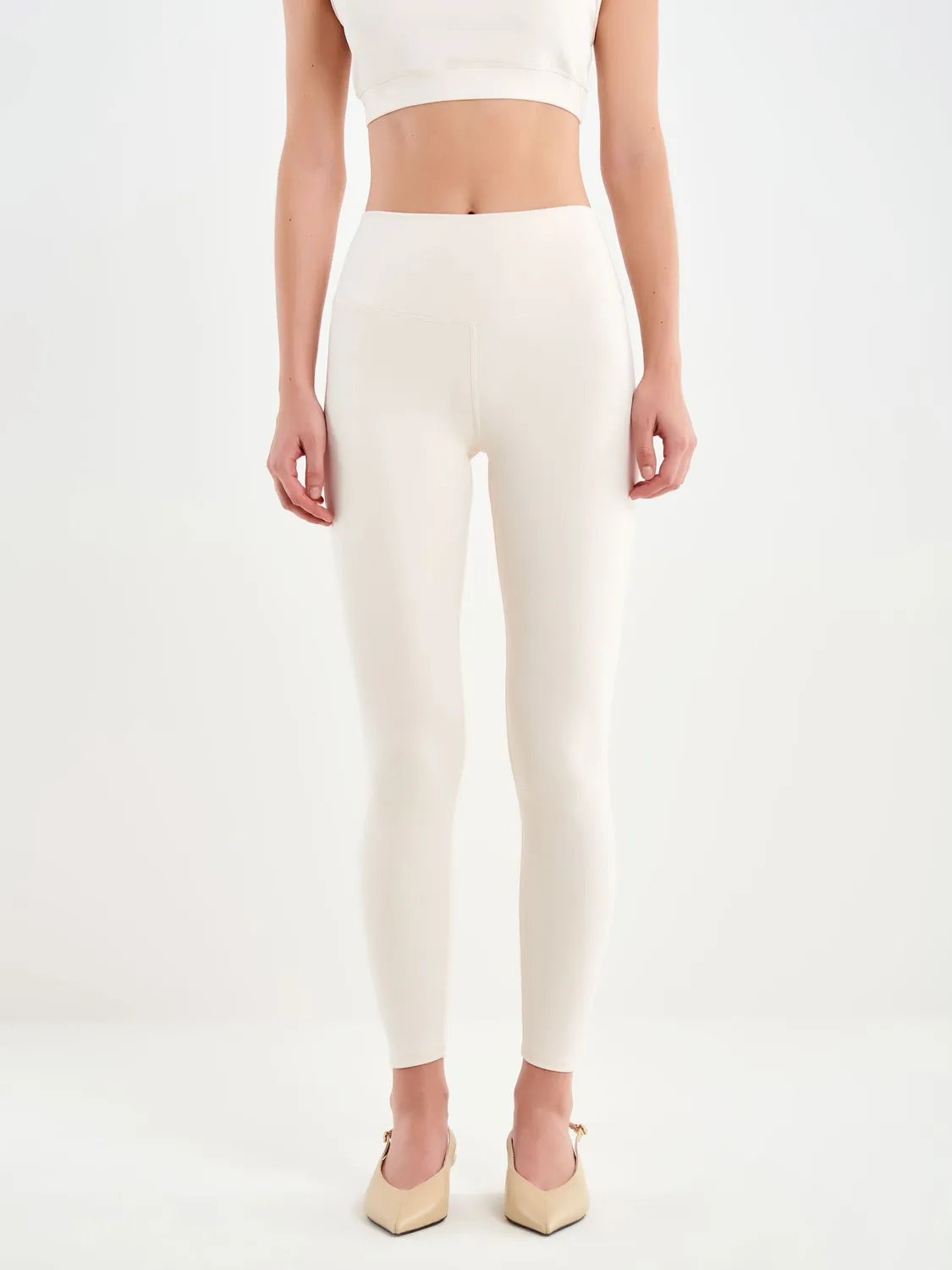 Vicolo Leggings Tecnico Vaniglia Modellante