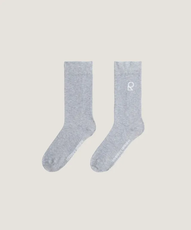 Rodier calzini unisex grigio erica misto cotone