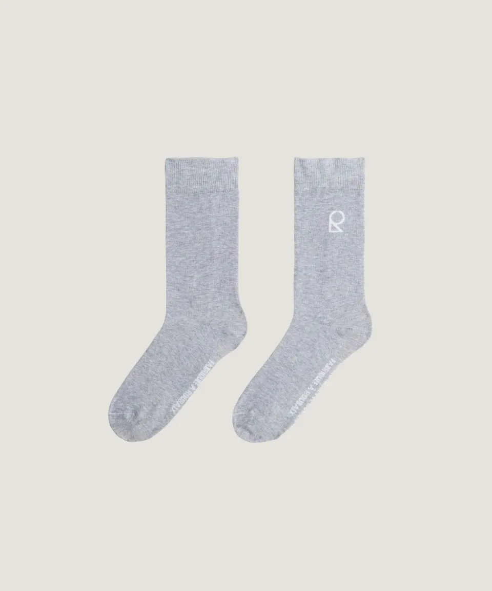 Rodier calzini unisex grigio erica misto cotone