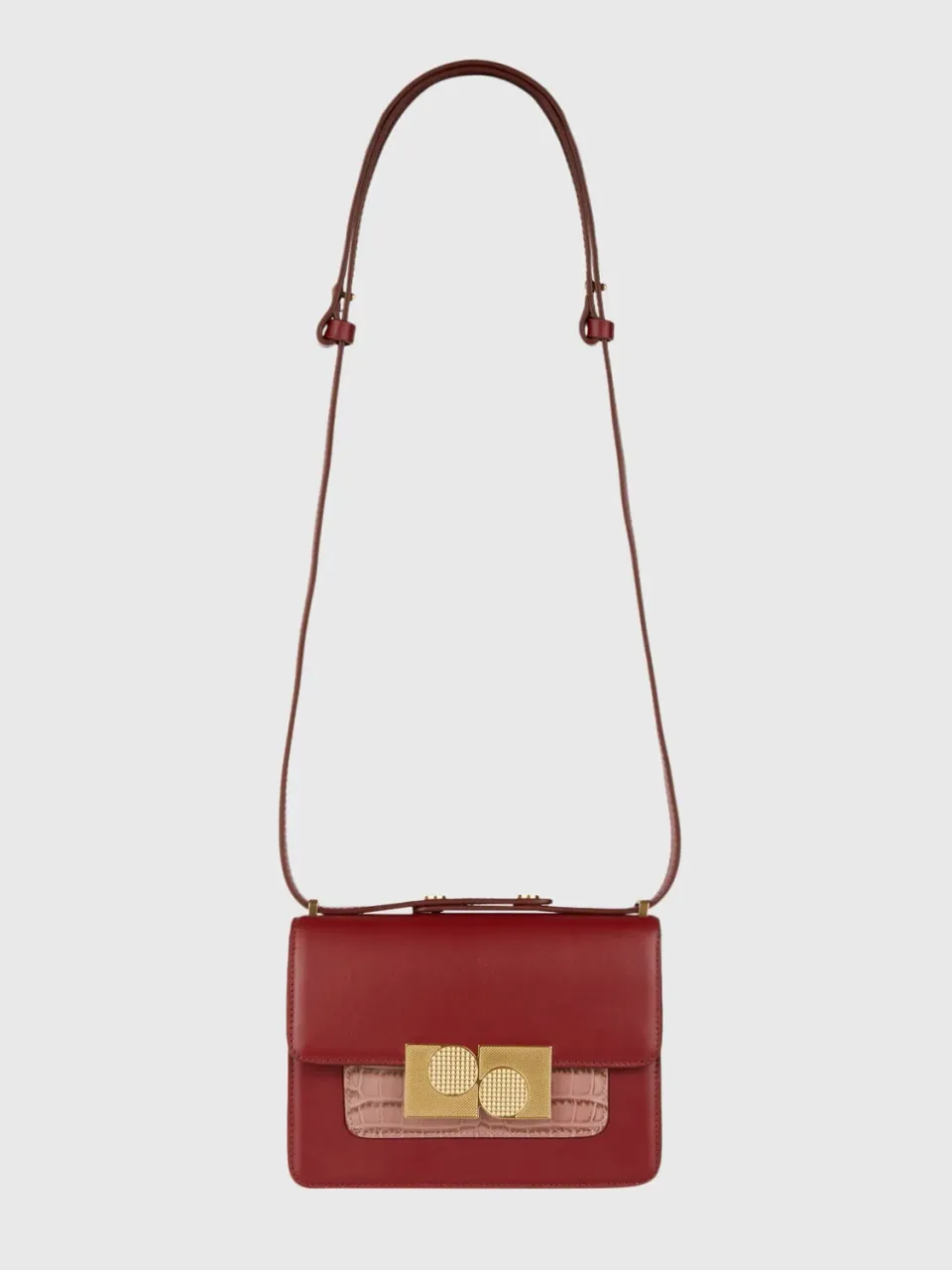 Ports Anika borsa box pelle rosa e bordeaux