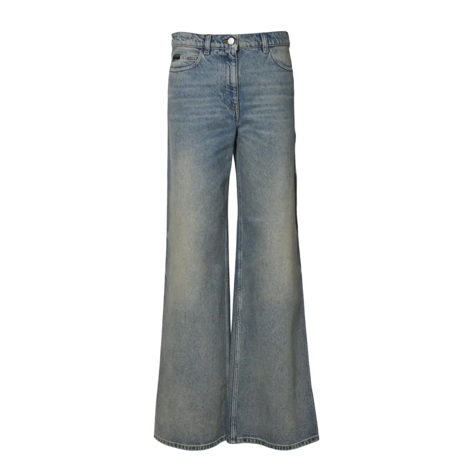 Courregès Hammer VESDPA253DE0041 Jeans Baggy Denim Blu