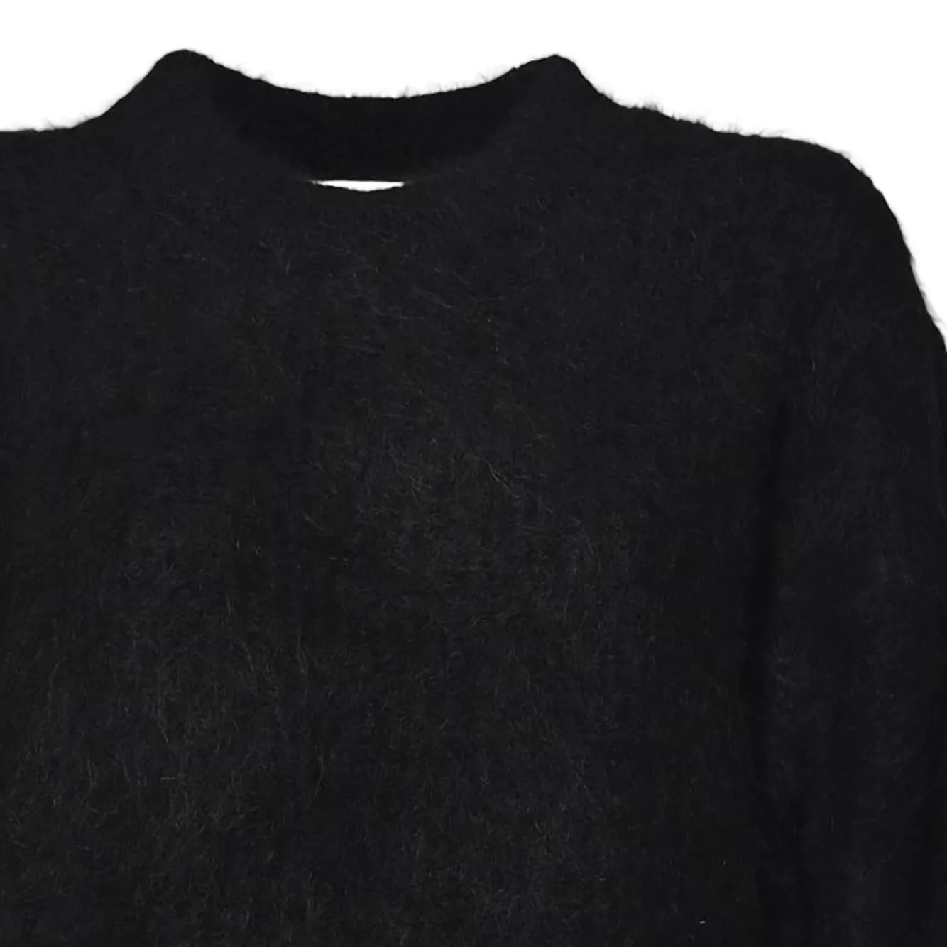 Séfr Haru MFW24HARUBLA maglione nero alpaca uomo