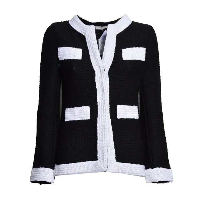 Charlott 749600 blazer nero bianco bicolore