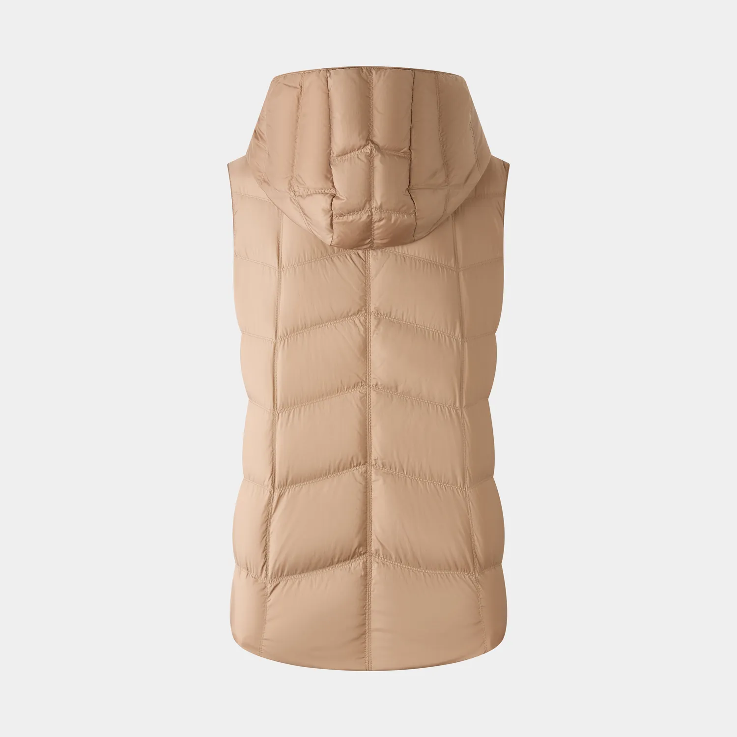 PORTS LQ9U061WZP018 gilet imbottito pecan brown antivento
