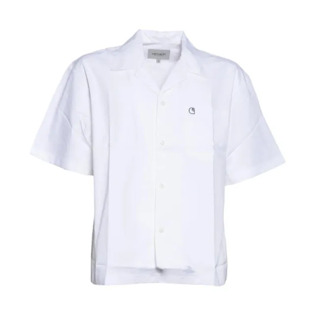 Carhartt Wip Kendry I036809 camicia manica corta bianca