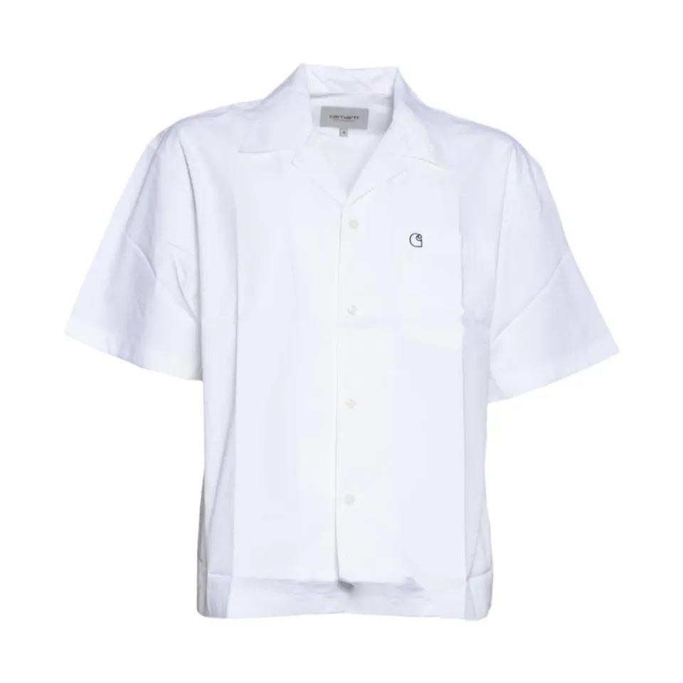 Carhartt Wip Kendry I036809 camicia manica corta bianca