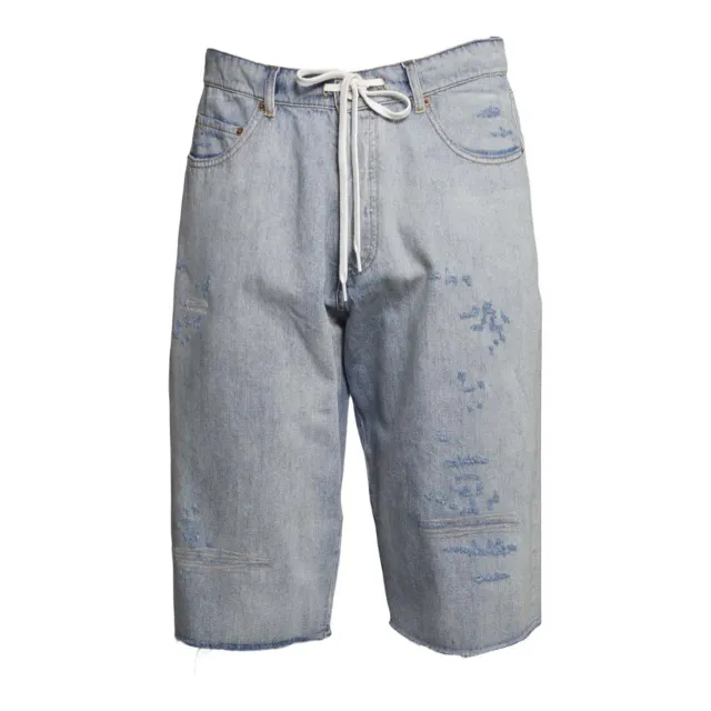 MM6 Maison Margiela SH0MU0014M30055 bermuda denim blu