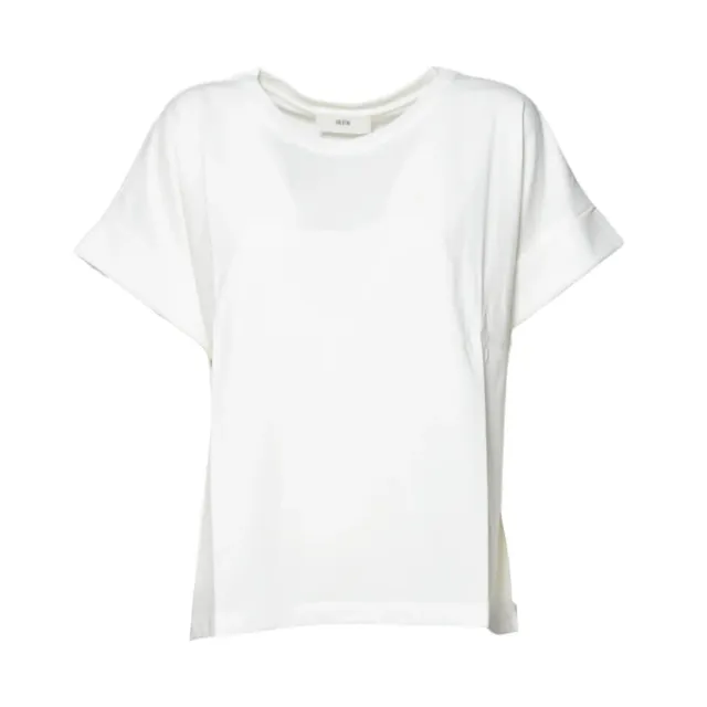 Solotre M1D0125 t-shirt bianca cotone girocollo