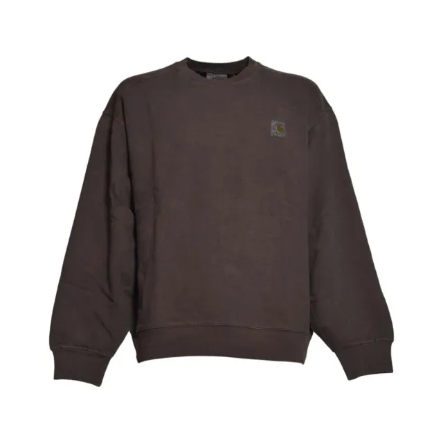 Carhartt WIP Vista I029522 felpa marrone 100% cotone