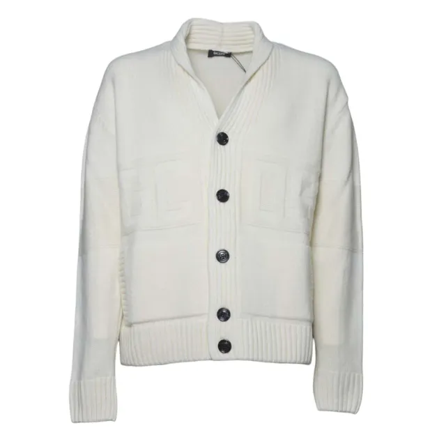 Gcds B2CM1804KI8 cardigan donna avorio a bottoni