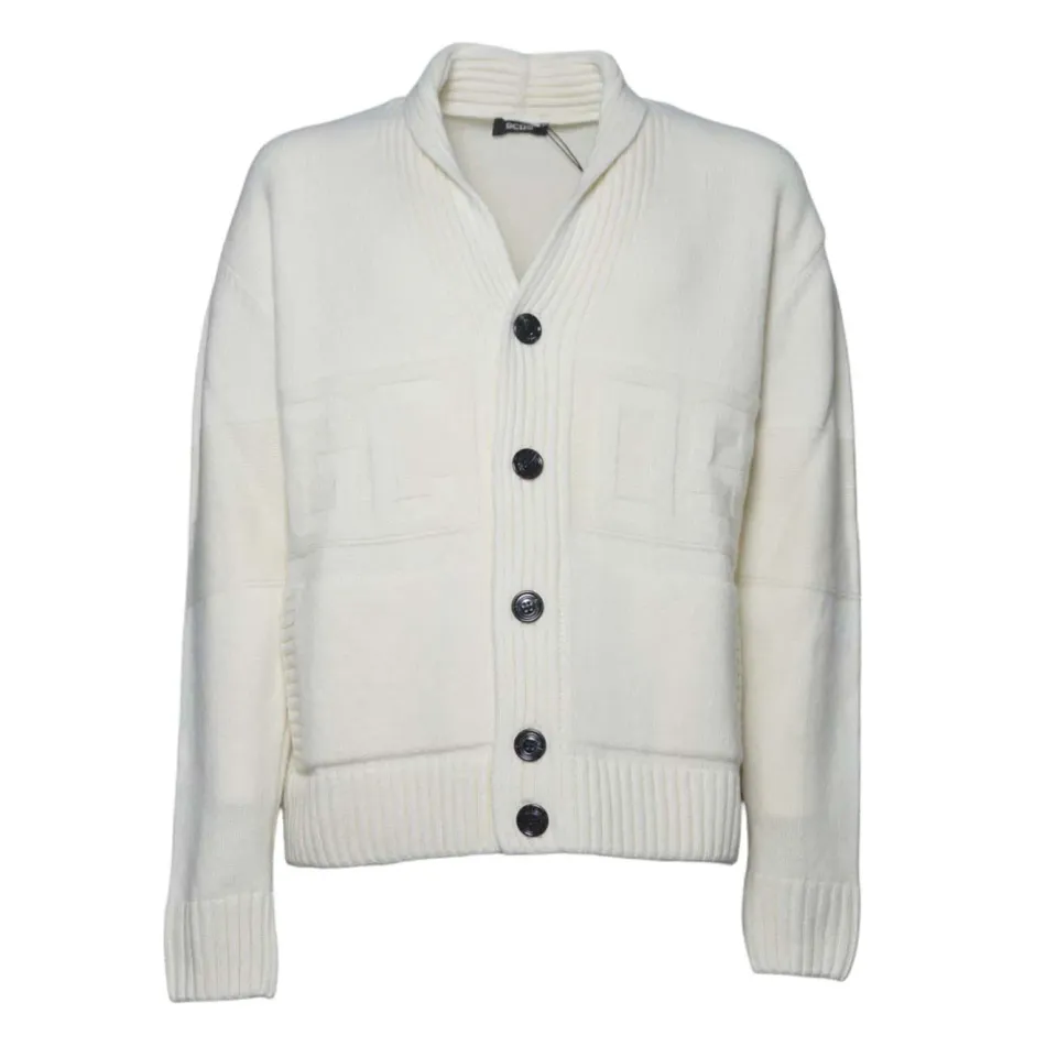 Gcds B2CM1804KI8 cardigan donna avorio a bottoni