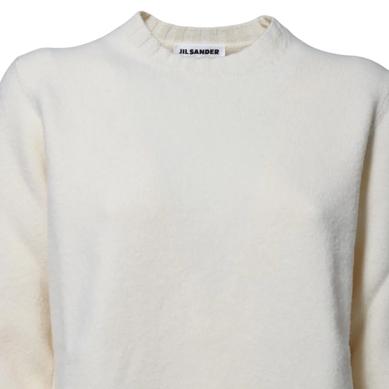 Jil Sander J02GP0043J14506 maglia lana panna taglia 40