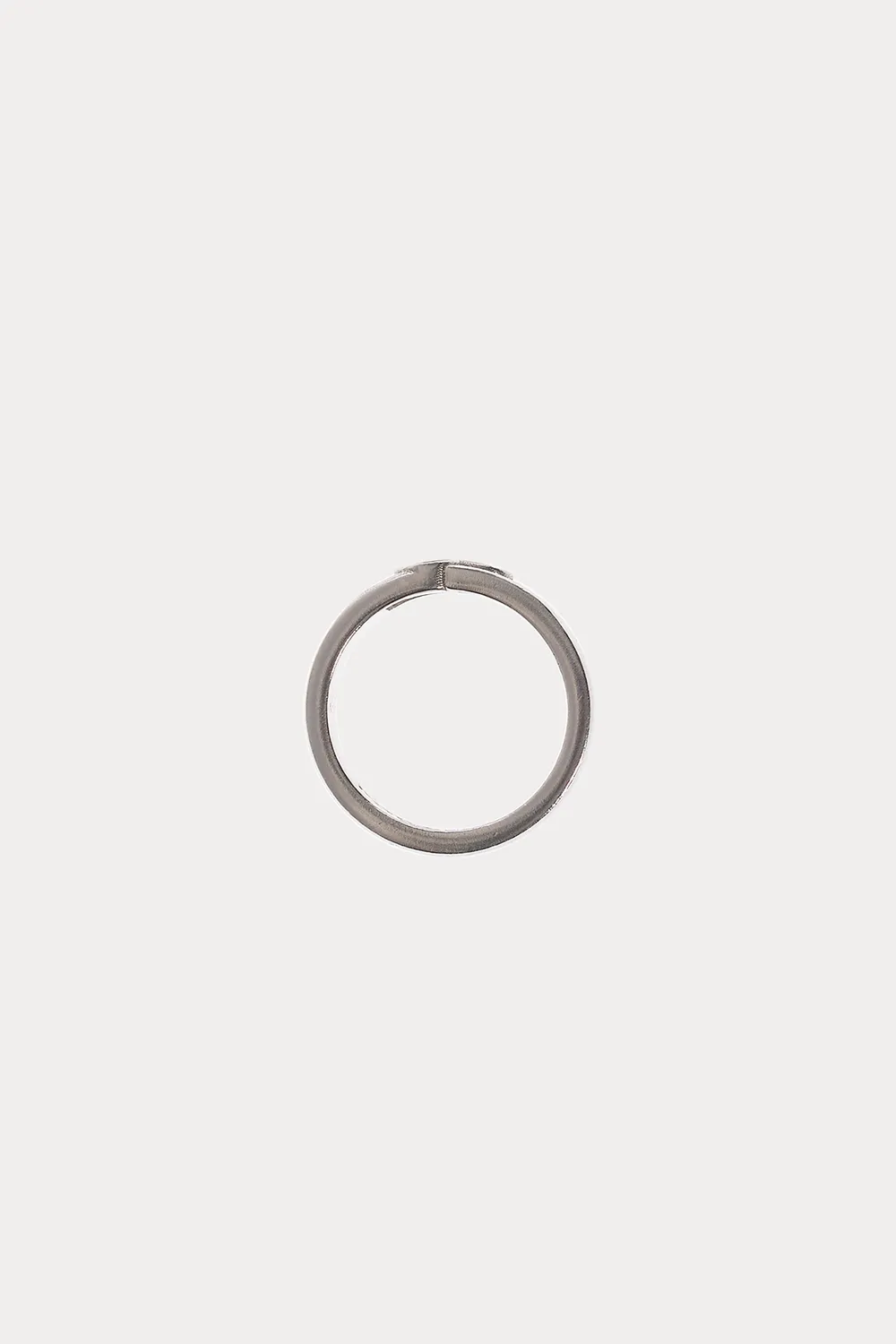 Ports 1961 Silver Logo Ring anello argento con strass
