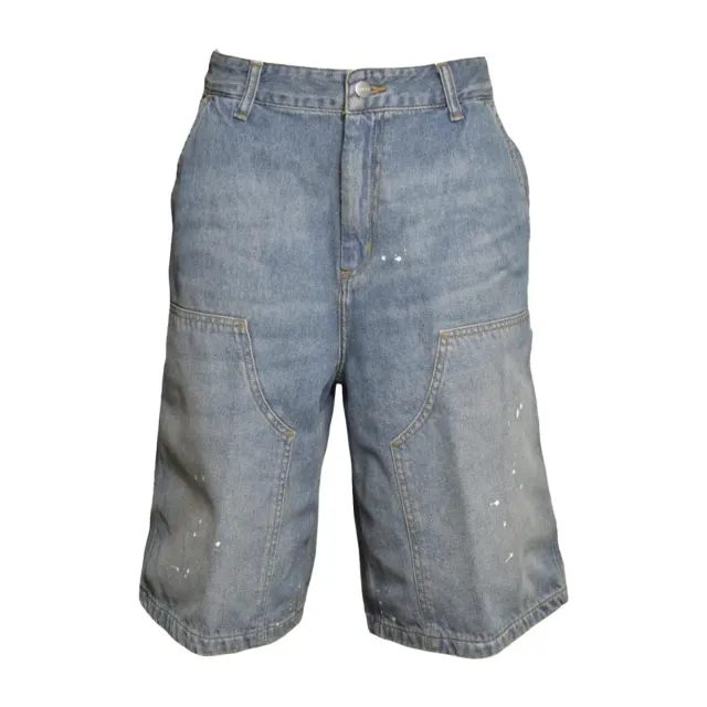 Carhartt WIP Nixon I037025 shorts denim blu donna
