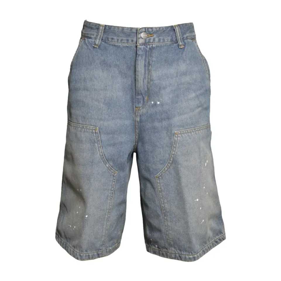 Carhartt WIP Nixon I037025 shorts denim blu donna