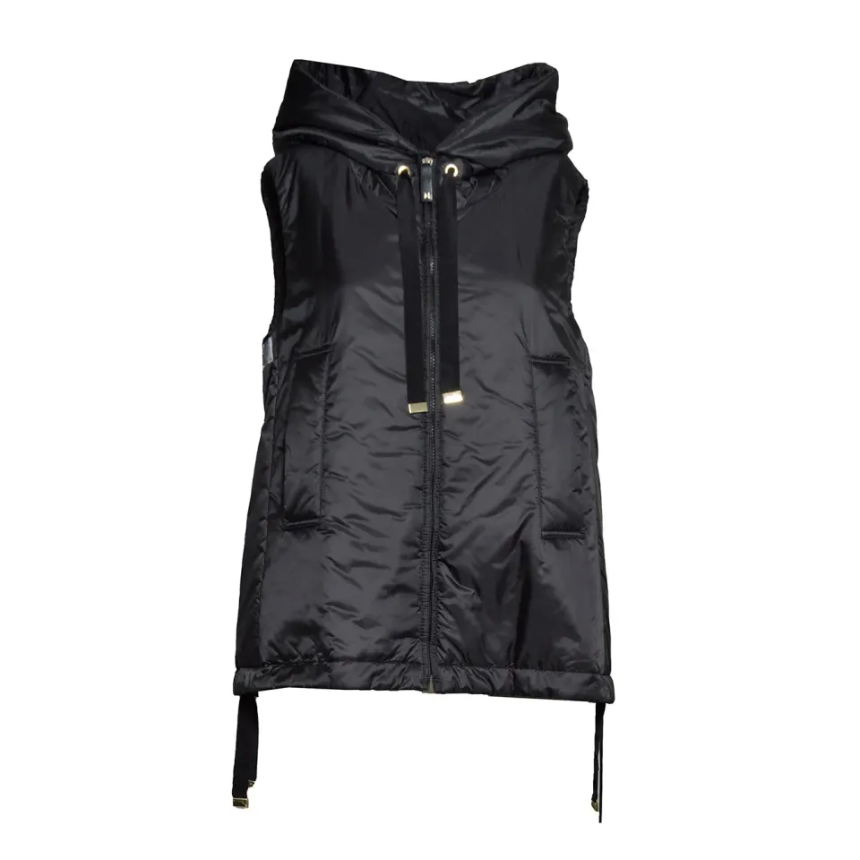 Max Mara The Cube Greengo piumino smanicato nero 009
