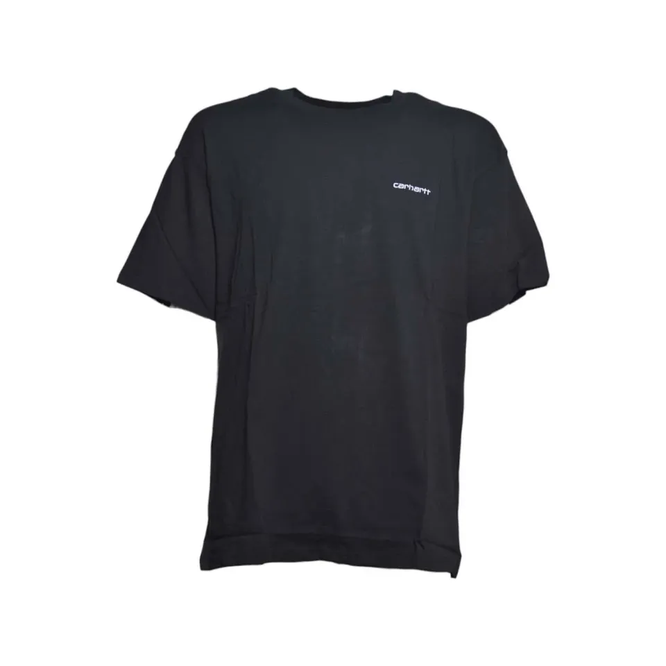 Carhartt WIP I030435 t-shirt ricamo nero uomo