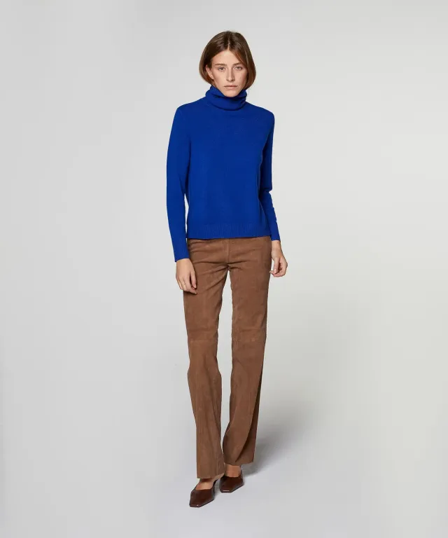 Rodier Maglione dolcevita cashmere maglione oltremare M