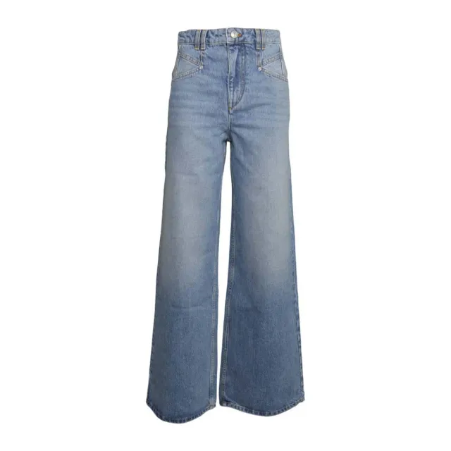 Isabel Marant Lemony PA0052FBD1H02I jeans donna blu denim cotone