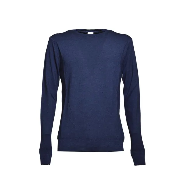 Aspesi M488V088 pullover lana blu girocollo donna