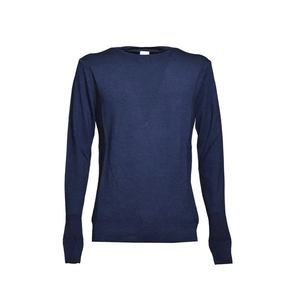 Aspesi M488V088 pullover lana blu girocollo donna