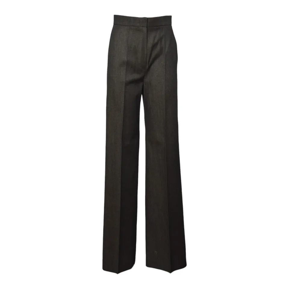 Max Mara Campo 2621136052600 pantalone marrone lana