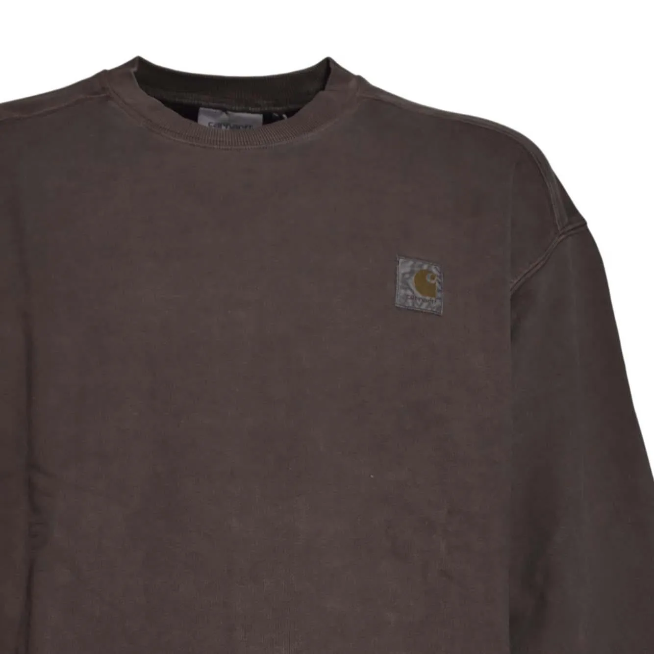 Carhartt WIP Vista I029522 felpa marrone 100% cotone