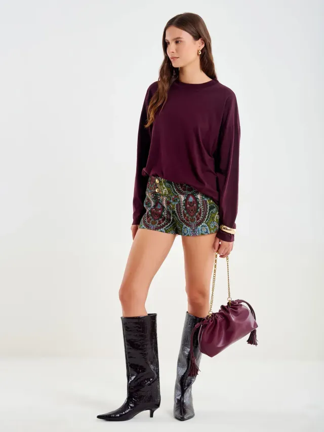 Vicolo Gobelin shorts militare con bottoni